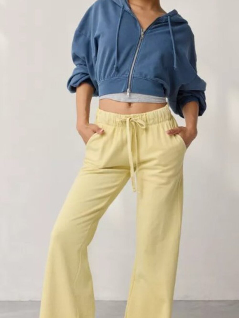 (UO-73 ) Urban Outfitters Out From Under Lived In Knit Flare Sweatpants